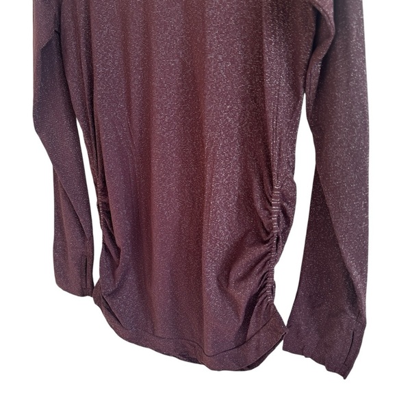 Athleta Speedlight Glow Top in Antique Burgundy, Size M - Picture 5 of 7